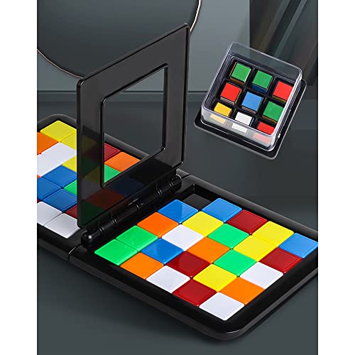 EACHHAHA Magic Block Game Juego de competición Juego de Mesa para Dos Personas Juego Interactivo para Padres e Hijos Juego Educativo para niños