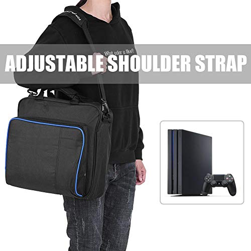 East buy - Bolsa de Transporte para PS4 - Bolsa de Transporte portátil para el Sistema de Juegos PS4 Pro Bolsa de Hombro Estuche de Almacenamiento de Viaje Color Negro