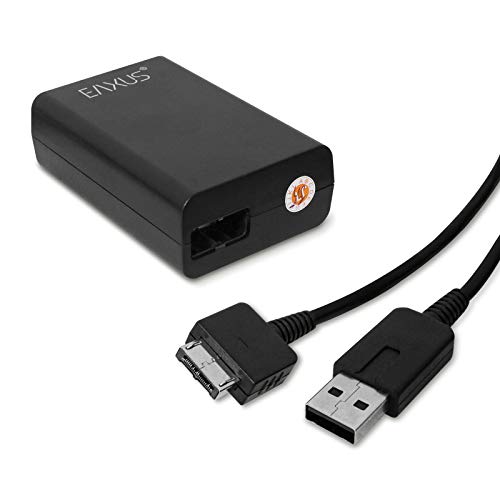 Eaxus® Cargador adecuado para PlayStation Vita - ⚡ Cable de carga USB para PS Vita de 1,9 metros / Cable de alimentación