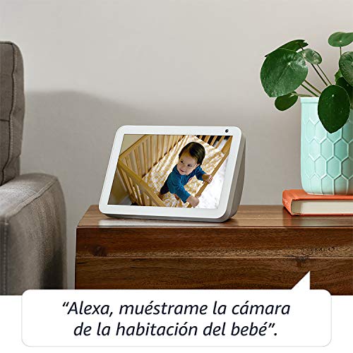 Echo Show 8 (1.ª generación, modelo de 2019) | Pantalla inteligente con Alexa | Mantén el contacto con la ayuda de Alexa | Antracita