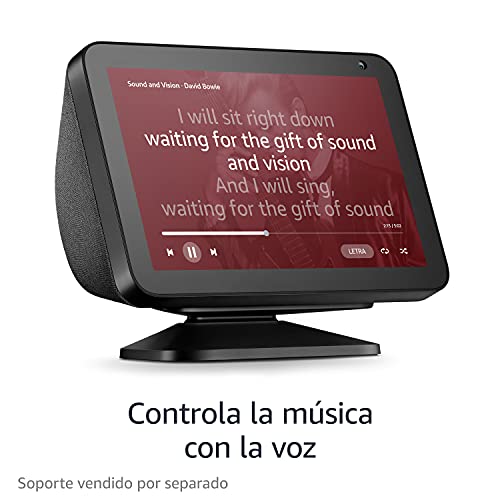 Echo Show 8 (1.ª generación, modelo de 2019) | Pantalla inteligente con Alexa | Mantén el contacto con la ayuda de Alexa | Antracita