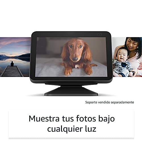 Echo Show 8 (2.ª generación, modelo de 2021) | Pantalla HD inteligente con Alexa y cámara de 13 MP | Antracita