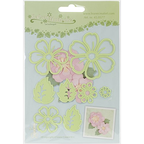 Ecstasy Crafts Lea'bilities Cut and Emboss Dies-Multi Die Flower Blossom Layers, Multicolor