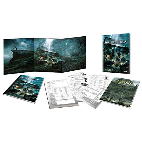 Edge Entertainment-El Rastro de Cthulhu mentiras eternas: Caja de campaña-español, Color (Edge Enterteinment EEPPTC10)