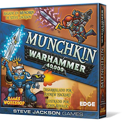 Edge Entertainment- Munchkin Warhammer 40.000-Español, Color (EESJMW01)
