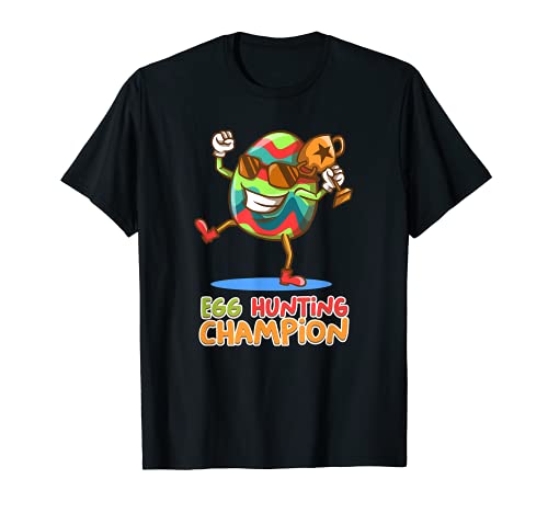 Egg Hunting Champion Easter Egg Easter Basket Stuffer Kids Camiseta