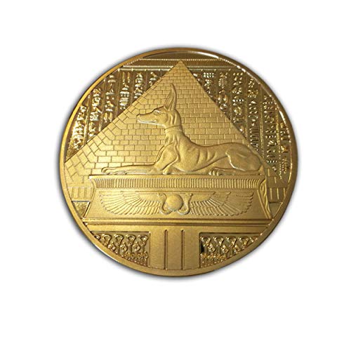 Eillwin Antiguo Protector Anubis Egipcio Nueva Moneda Ornamental Coleccionable y Conmemorativa
