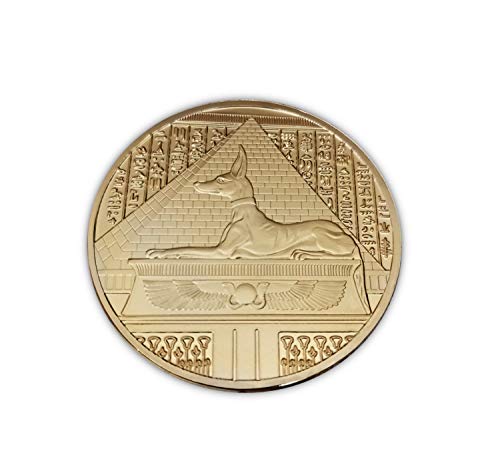 Eillwin Antiguo Protector Anubis Egipcio Nueva Moneda Ornamental Coleccionable y Conmemorativa