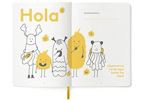 El diario HappySelf Journal: un diario galardonado para niños de 6-12 años que fomenta la felicidad, desarrolla hábitos positivos y estimula las mentes curiosas [Versión en lengua española] 
