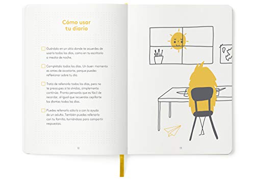 El diario HappySelf Journal: un diario galardonado para niños de 6-12 años que fomenta la felicidad, desarrolla hábitos positivos y estimula las mentes curiosas [Versión en lengua española] 