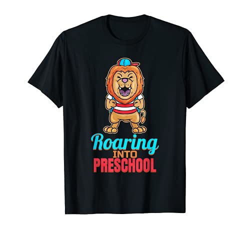 El poderoso león está rugiendo en preescolar Camiseta