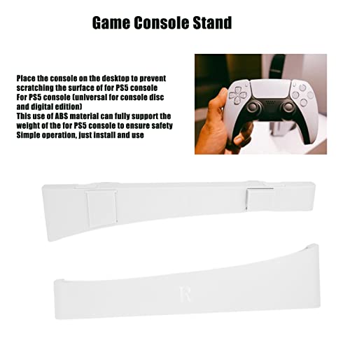 el Soporte de la Consola de Juegos para PS5,el Soporte Horizontal de la Consola para PS5 Soporte de la Base de la Consola de Juegos Estable Ajustable para el Disco de la Consola Y la Edición Digital