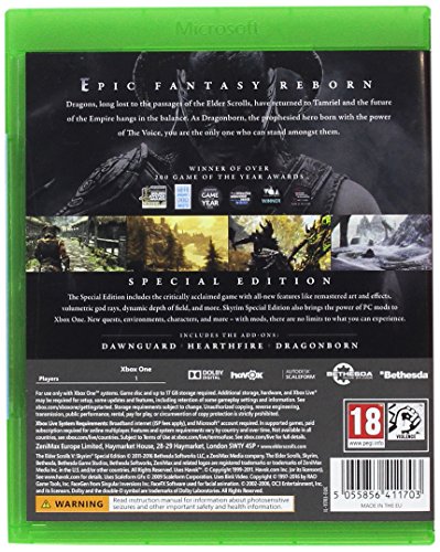 Elder Scrolls V: Skyrim Special Edition [Importación Inglesa]