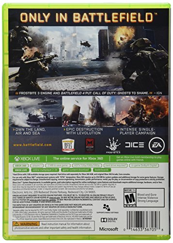 Electronic Arts Battlefield 4 Xbox 360 - Juego (Xbox 360, Acción, ENG)