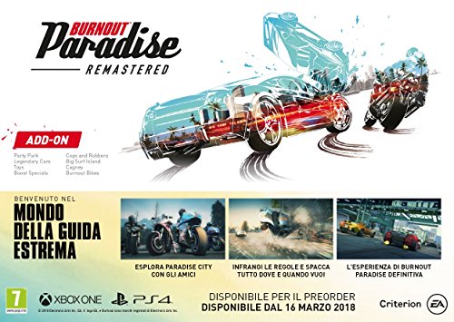 Electronic Arts Burnout Paradise Remastered Remastered Xbox One vídeo - Juego (Xbox One, Racing, Modo multijugador, E10 + (Everyone 10 +))