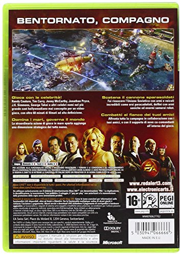 Electronic Arts Command & Conquer: Red Alert 3, Xbox 360 Xbox 360 Inglés vídeo - Juego (Xbox 360, Xbox 360, Estrategia, Modo multijugador, T (Teen))