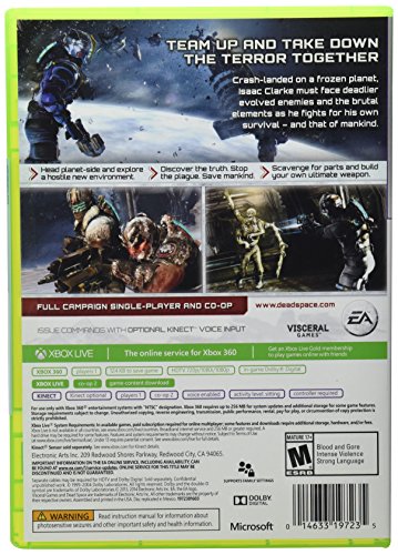Electronic Arts Dead Space 3 - Juego (Xbox 360, Xbox 360, Survival / Horror, M (Maduro))