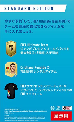 Electronic Arts FIFA 19 NINTENDO SWITCH JAPANESE IMPORT REGION FREE [video game]