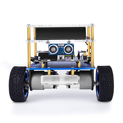 ELEGOO Tumbller Auto-Equilibrio Robot Coche Kit Compatible con Arduino IDE Stem Kits Juguetes para Niños y Adultos (Azul)