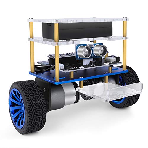 ELEGOO Tumbller Auto-Equilibrio Robot Coche Kit Compatible con Arduino IDE Stem Kits Juguetes para Niños y Adultos (Azul)