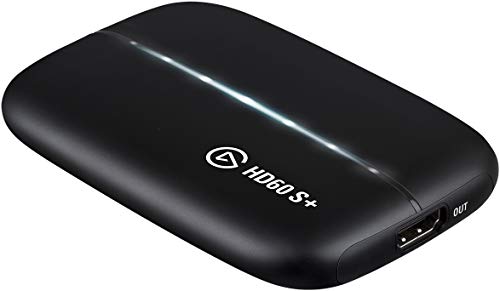 Elgato HD60 S+, capturadora externa, streaming y grabación a 1080p60 HDR10 o 4K60 HDR10 con latencia ultrabaja en PS5, PS4/Pro, Xbox Series X/S, Xbox One X/S, en OBS y otros, funciona con PC y Mac