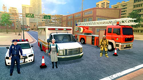 Emergency FireFighter Rescue Simulator - 911 Game