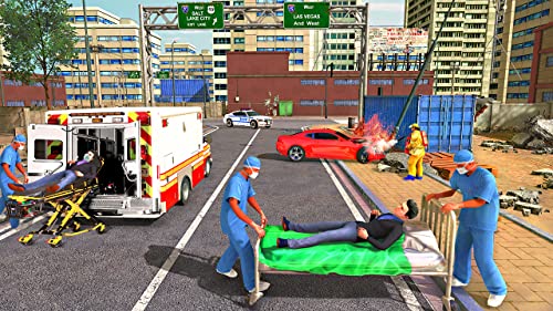 Emergency FireFighter Rescue Simulator - 911 Game