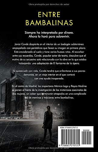 Entre Bambalinas: Un thriller policíaco de misterio y suspense (Serie Mónica Lago)