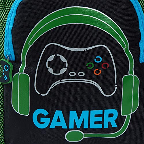 Epic Gamer - Mochila para niños y adolescentes y adultos, mochila para juegos con soportes para botellas, Black (Negro) - MNCK10310