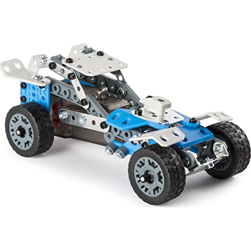 Erector by Meccano, 10 en 1 Rally Racer Modelo Vehículo Kit de construcción para niños de 8 años en adelante, Stem Construcción Educación Juguete