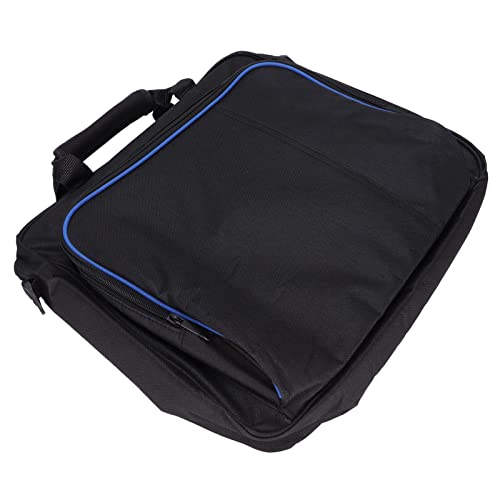 Estuche de Transporte para PS4, Bolsa de Almacenamiento para PS4 PRo Travel Shoulder Messenger Bolsa de Almacenamiento para Juegos, Bolsa de Almacenamiento Protectora Portátil Negra para PlayStation 4