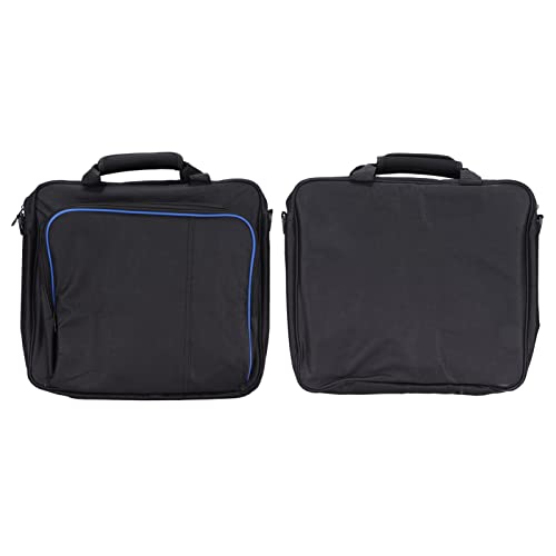 Estuche de Transporte para PS4, Bolsa de Almacenamiento para PS4 PRo Travel Shoulder Messenger Bolsa de Almacenamiento para Juegos, Bolsa de Almacenamiento Protectora Portátil Negra para PlayStation 4
