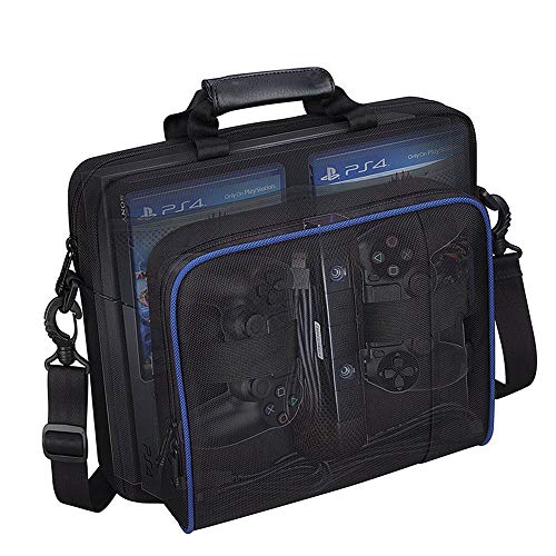 Estuche de transporte para PS4, nuevo estuche de viaje para almacenamiento, bolso de hombro protector de PlayStation para PS4 Consola y accesorios del sistema delgado PS4