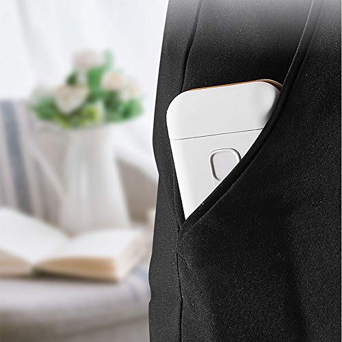 Estuche para cigarrillos con encendedor de cigarrillos portátil 20 piezas 100s encendedores USB encendedores 2 en 1 recargable sin llama resistente al viento encendedor eléctrico, Negro, 1