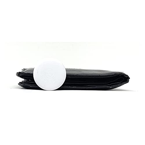 Estuche tipo billetera de 2 piezas para Apple Airtag, sencillo y elegante tarjetero del tamaño de una tarjeta de crédito, resistente al sudor, resistente a los arañazos y lavable (Black+White)