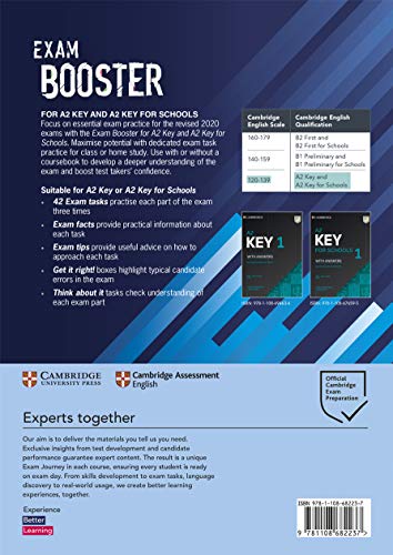 Exam Booster for A2 Key and A2 Key for Schools. Second edition. Book with Answer Key and Audio.