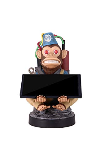 Exquisite Gaming - Exquisite Gaming - Cable guy Monkey Bomb, soporte de sujeción y carga para mando de consola y/o smartphone. Licencia oficial Call of Duty