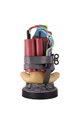 Exquisite Gaming - Exquisite Gaming - Cable guy Monkey Bomb, soporte de sujeción y carga para mando de consola y/o smartphone. Licencia oficial Call of Duty