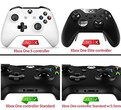 eXtremeRate Carcasa para Mando Xbox One Standard Accesorios Protectora Tacto Suave Placa Frontal Funda Delantera Kit de reemplazo Cubierta Shell para Controlador de Xbox One Original(Alma de Lobo)