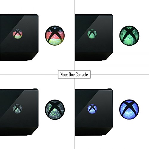 eXtremeRate para la Consola y Mando de Xbox One X Xbox One S Xbox One Xbox One Elite Kinect Pegatina Cubierta de Botón de Inicio Interruptor