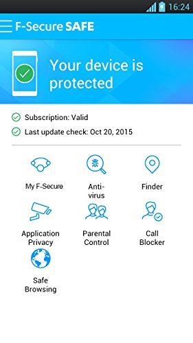 F-Secure Caja de seguridad de seguridad de Internet (1 año, 1 dispositivo) (PC / Mac / Android)