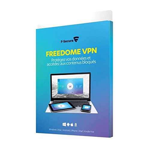 F Secure freedome VPN – 5 para cámara/1 an – PC/Mac – confidentilalité