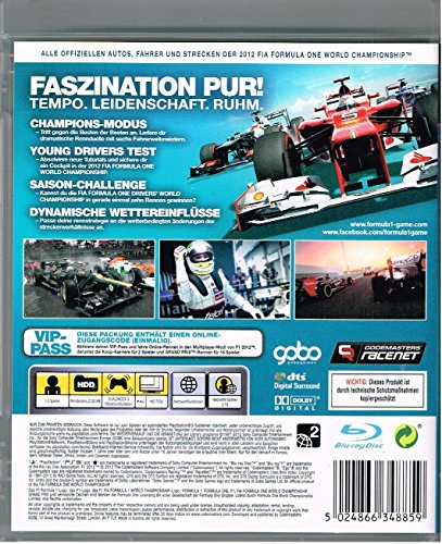 F1 2012 - Formula 1 [Importación alemana]