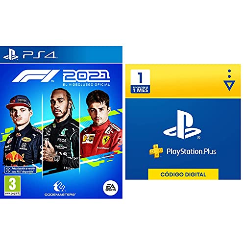 F1 2021 - PS4 + PlayStation Plus 1 Mes (Código de descarga - Cuenta española)