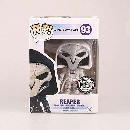 Factorydiy Figuras Anime Baratas Figura Pop Overwatch White Reyes Figura Alta Aproximadamente 10CM Figura de Anime Estatua Adornos colección de Juguetes para Regalo de Amigo