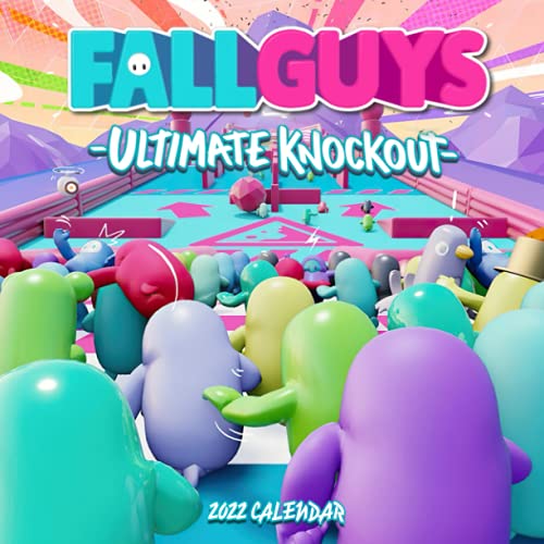 Fall Guys Ultimate Knockout Calendar 2022: OFFICIAL games calendar. This incredible cute calendar july 2021 to december 2022 with high quality ... way to planning - To do list 18 monthly