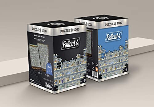 Fallout 4 Perk Póster | Puzzle 1000 Piezas | Incluye póster y Bolsa | 68 x 48 | Videojuego | Rompecabezas para Adultos y Adolescentes | para Navidad y Regalos | Decoración