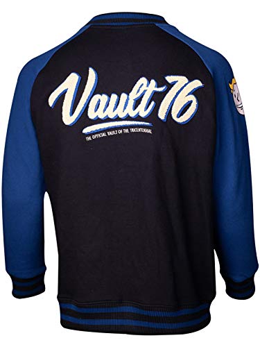 Fallout 76 - Vault 76 Chaqueta Universitaria Negro/Azul S