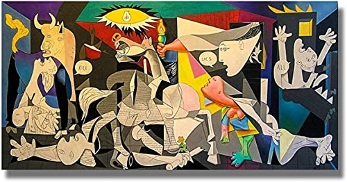 Famoso Guernica De Picasso, Reproducciones De Pinturas En Lienzo, Carteles E Impresiones, Imágenes Artísticas De Pared Para La Decoración de la Pared de la Mesa de la Sala De Estar Sin Marco
