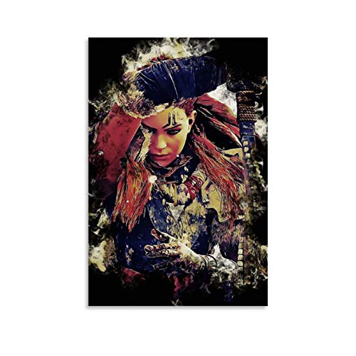 FANFF Póster decorativo de Horizonte Zero Dawn en lienzo para pared, para sala de estar, dormitorio, 20 x 30 cm